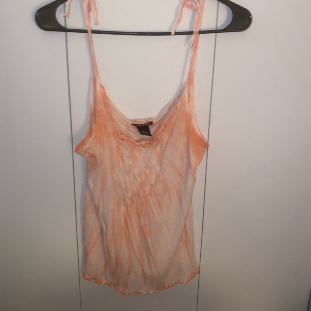 Lucky tie up spaghetti strap